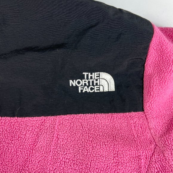 The North Face Denali Jacket Womens Extra Small Pink & Black Polortec Fleece - Picture 11 of 16